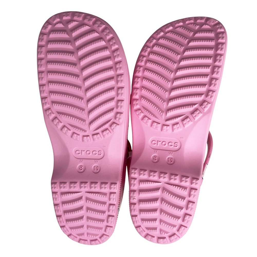 Crocs Peanuts Mary Jane Clog Snoopy & Woodstock Pink Women's 10 Men's 8 NWT - Picture 6 of 12